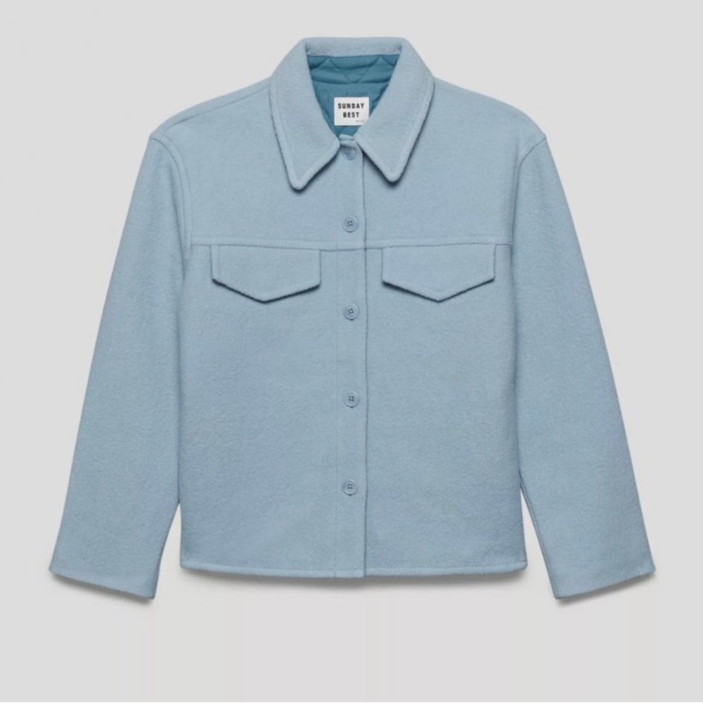 Sunday Best Sky Shirt Jacket (New w/ tags)